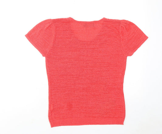 Womens UK Size M Saloos Pink Pullover Jumper