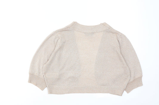 Womens UK Size 14 Dorothy Perkins Brown Cardigan Jumper