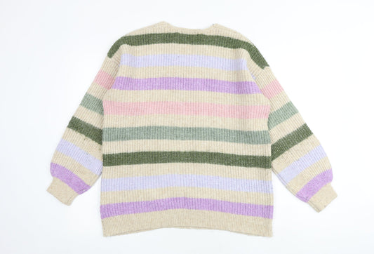 Womens UK Size S Marks and Spencer Multicoloured Pullover Jumper