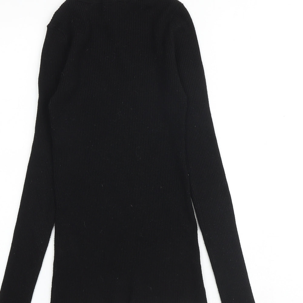 Womens UK Size 6 River Island Black Pullover Jumper