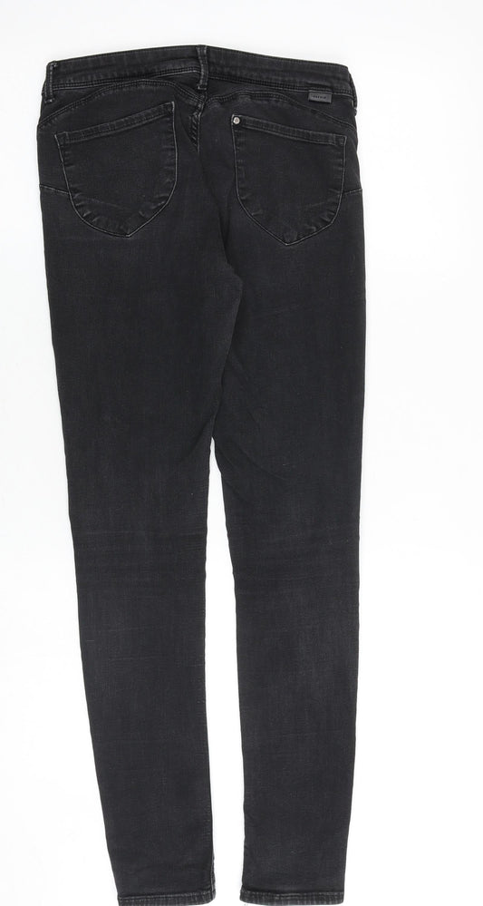 Womens UK Size 28 in H&M Slim Fit Skinny Black Jeans