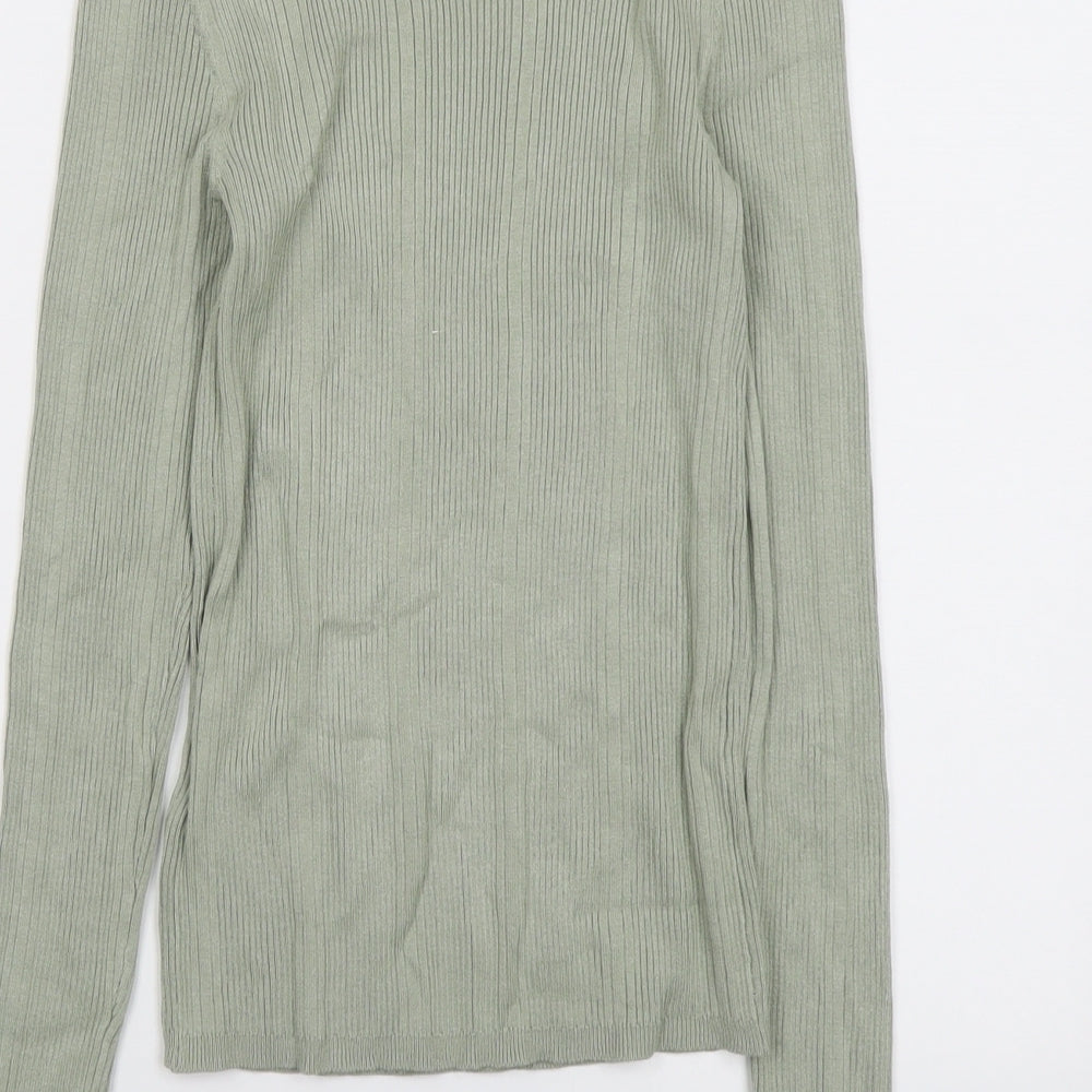 Womens UK Size 8 Marks and Spencer Green Pullover Jumper