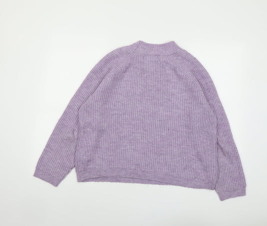 Womens UK Size M Only Purple Pullover Jumper