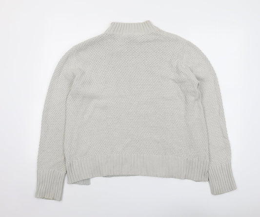Womens UK Size L Therapy Grey Pullover Jumper
