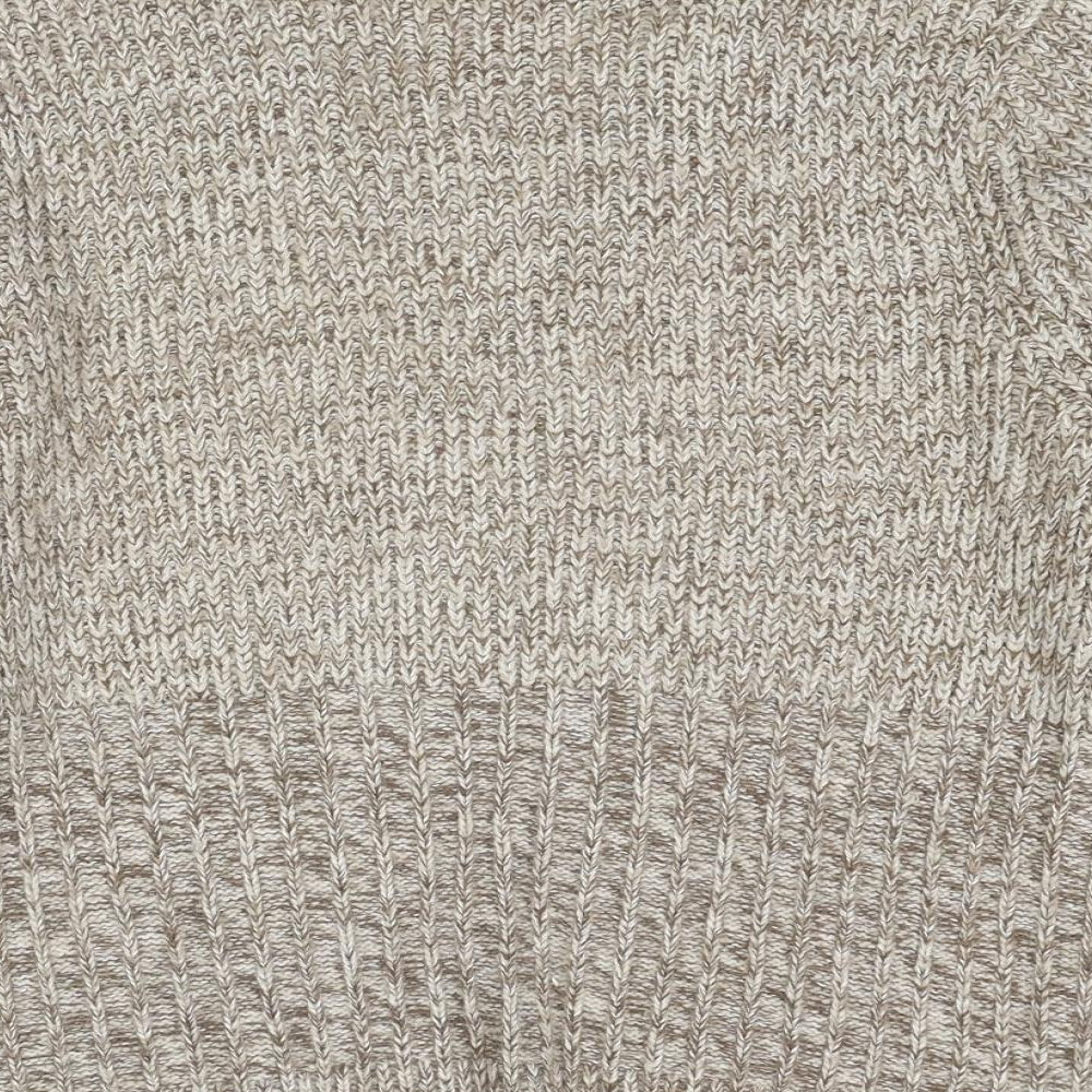 Womens UK Size 14 Casual Club Beige Cardigan Jumper