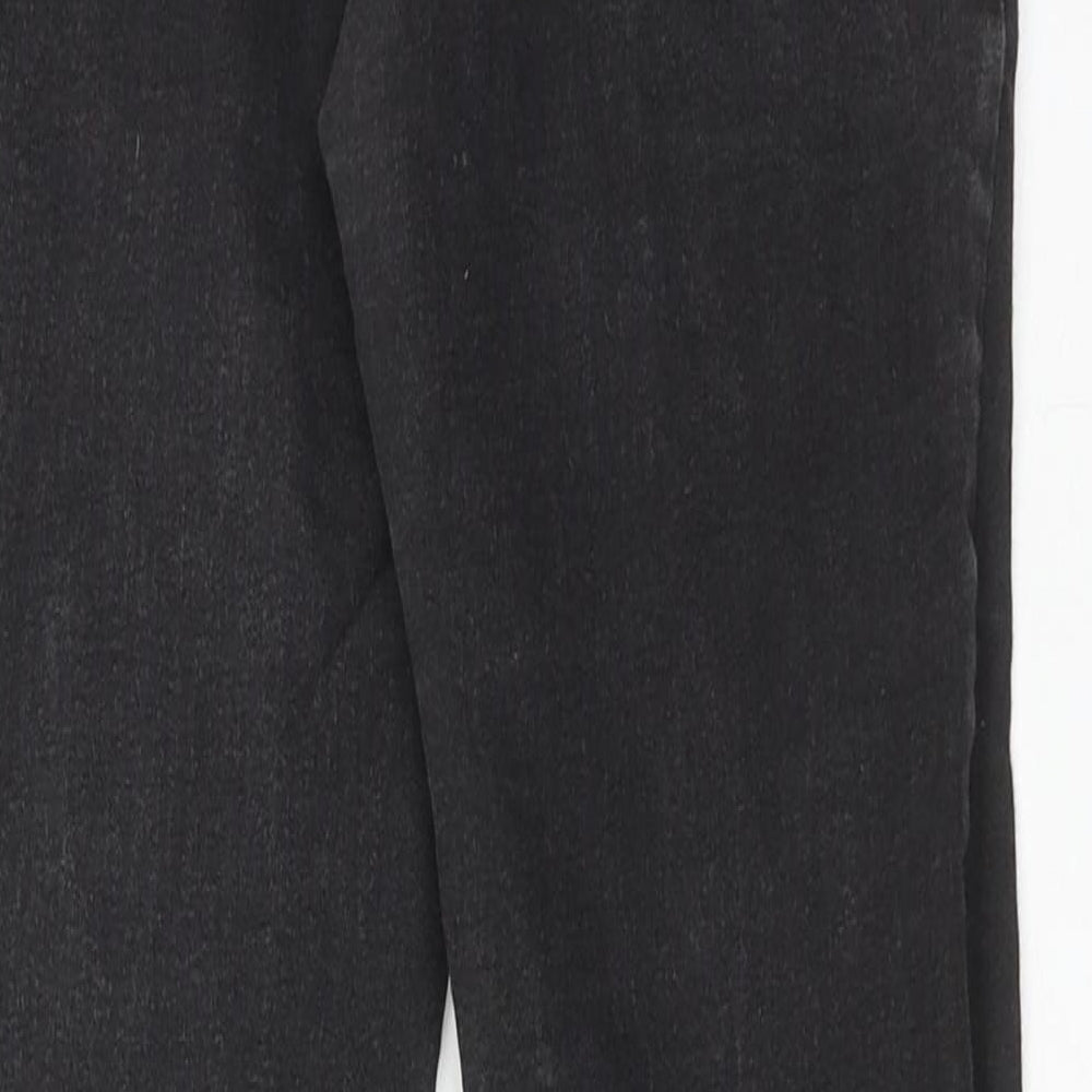 New Look Womens Black Cotton Skinny Jeans Size 8 Regular Zip