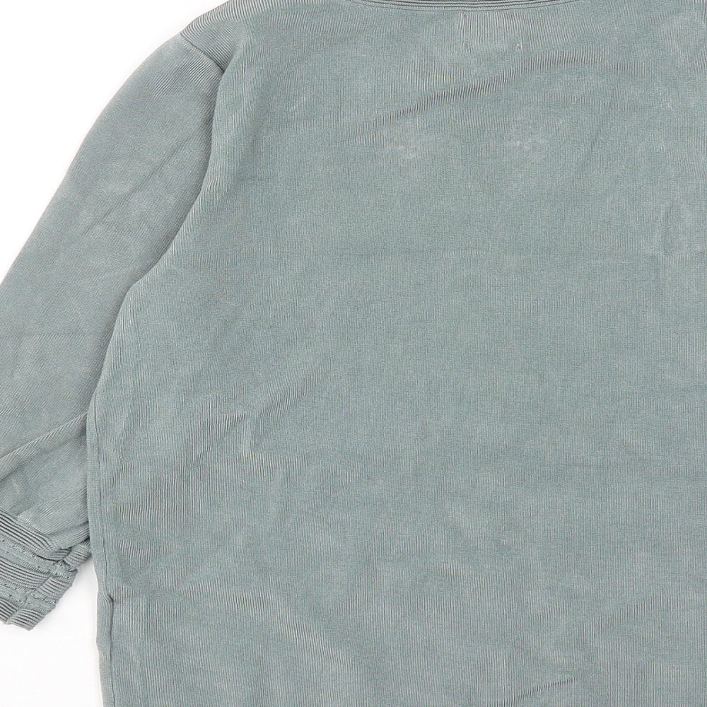 Womens UK Size XS H&M Blue Pullover Jumper