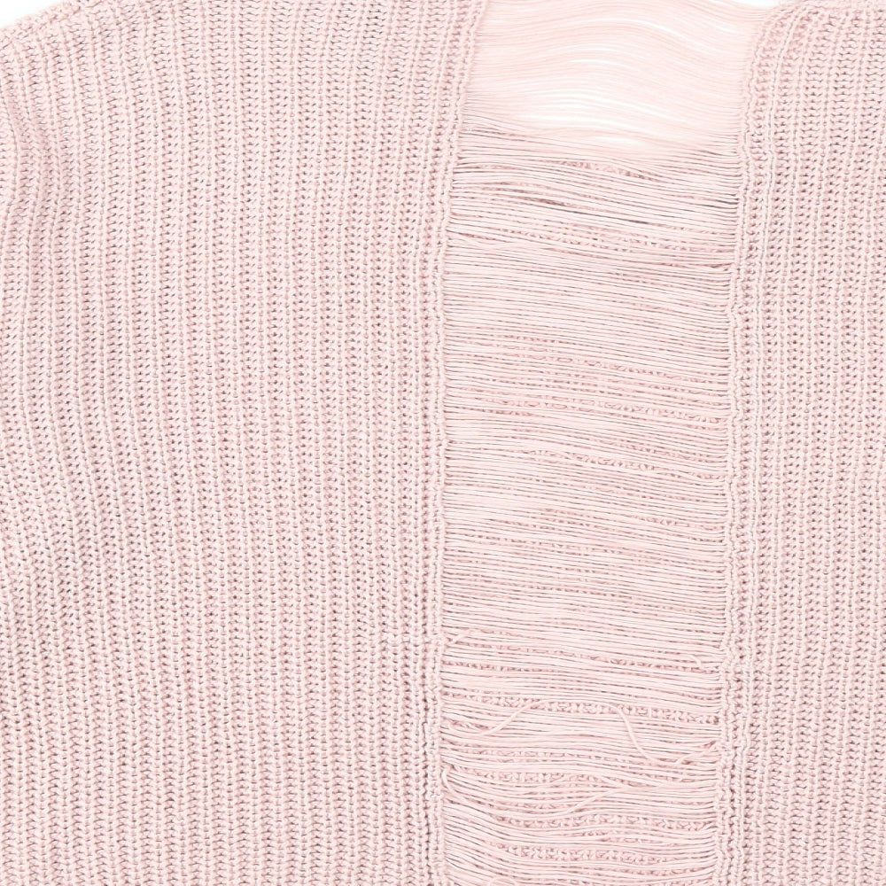 Womens UK Size M New Look Pink Pullover Jumper