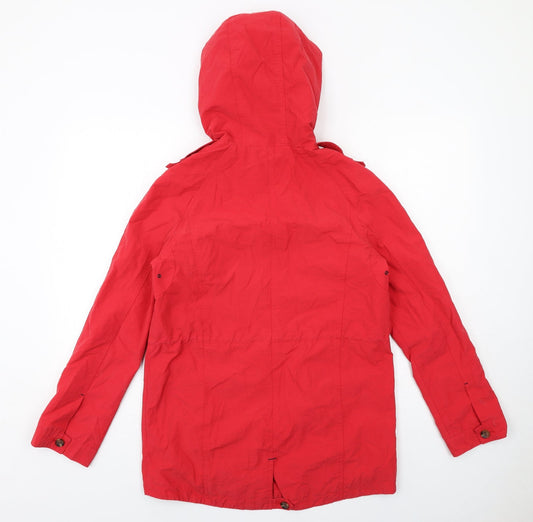Per Una Womens Red Jacket Size 8 Zip