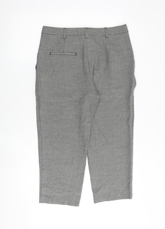Womens UK Size 12 Marks and Spencer Regular Fit Grey Trousers