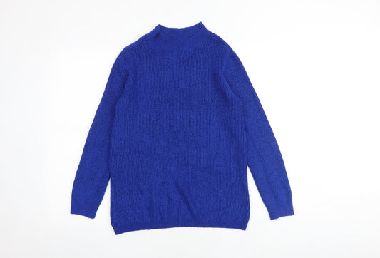 Womens UK Size 12 M&Co Blue Pullover Jumper