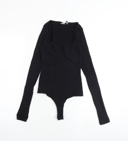 Womens UK Size 6 ASOS One-Piece Black Bodysuit