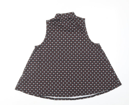 Womens UK Size 12 New Look Black Basic Blouse