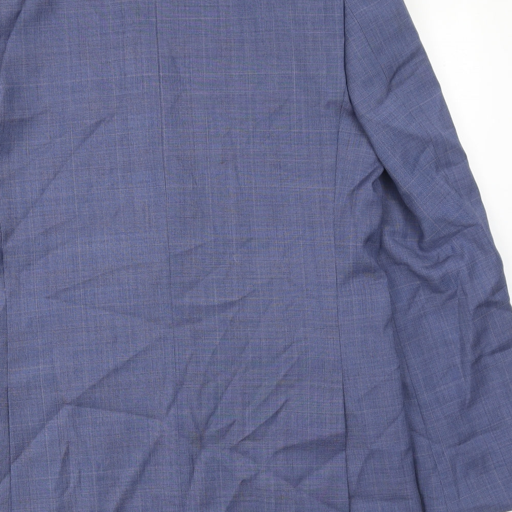 Mens UK Size 40 Marks and Spencer Regular Blue Suit Jacket