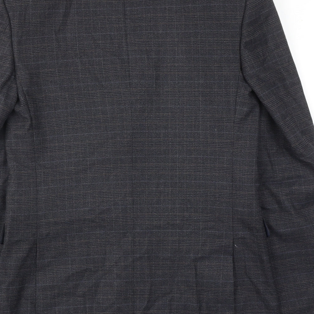 Mens UK Size 36 Marks and Spencer Regular Blue Suit Jacket