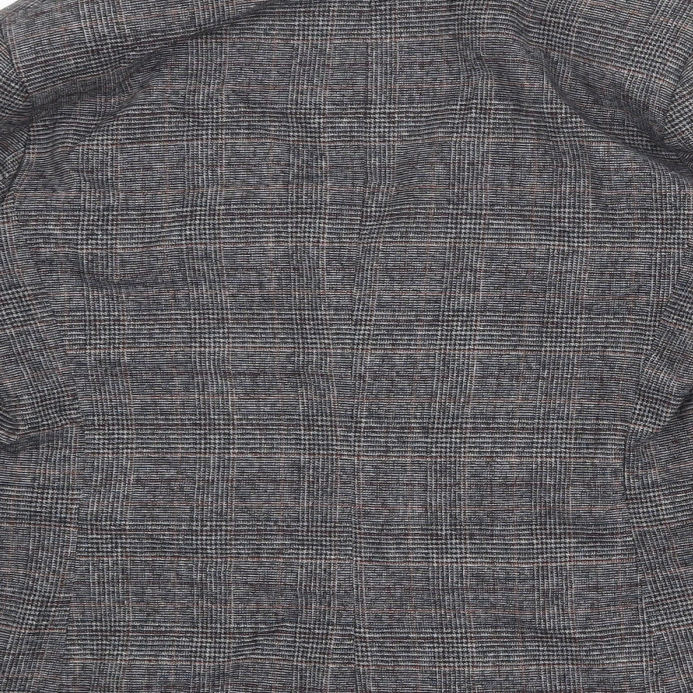 NEXT Womens Grey Polyester Jacket Suit Jacket Size 14