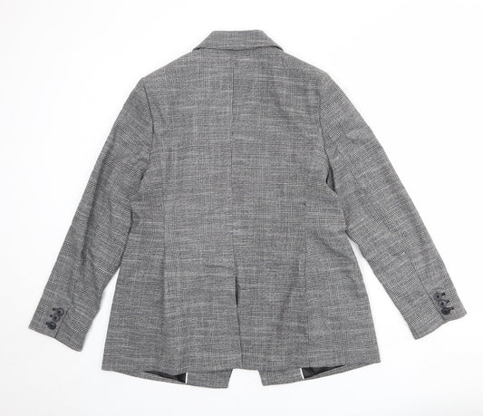 Marks and Spencer Womens Grey Polyester Jacket Suit Jacket Size 14
