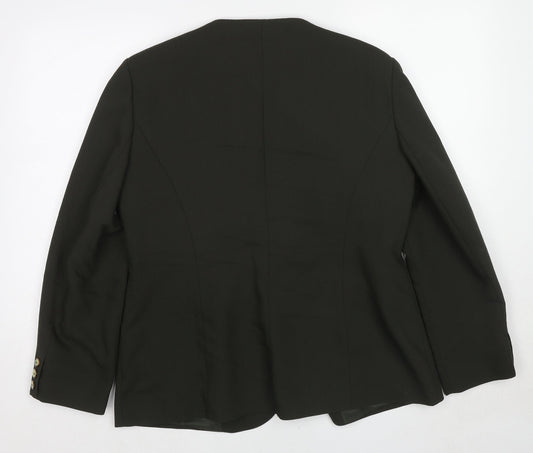Mackays Womens Green Jacket Blazer Size 16 Button