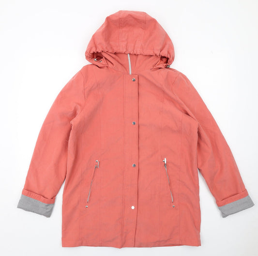 Womens UK Size 10 Damart Orange Jacket