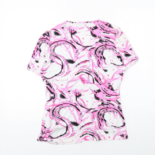 Womens UK Size M Saloos Pink Basic Blouse