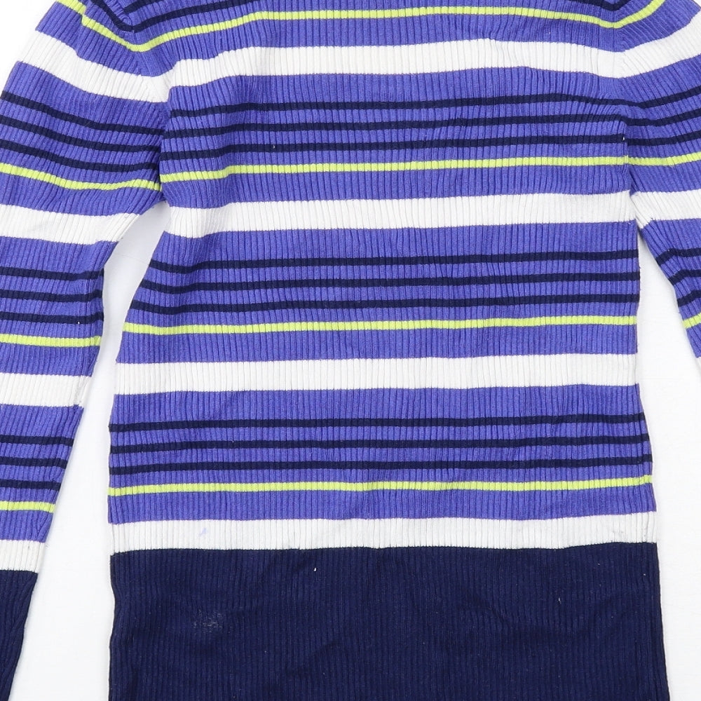 Womens UK Size 12 M&Co Blue Pullover Jumper