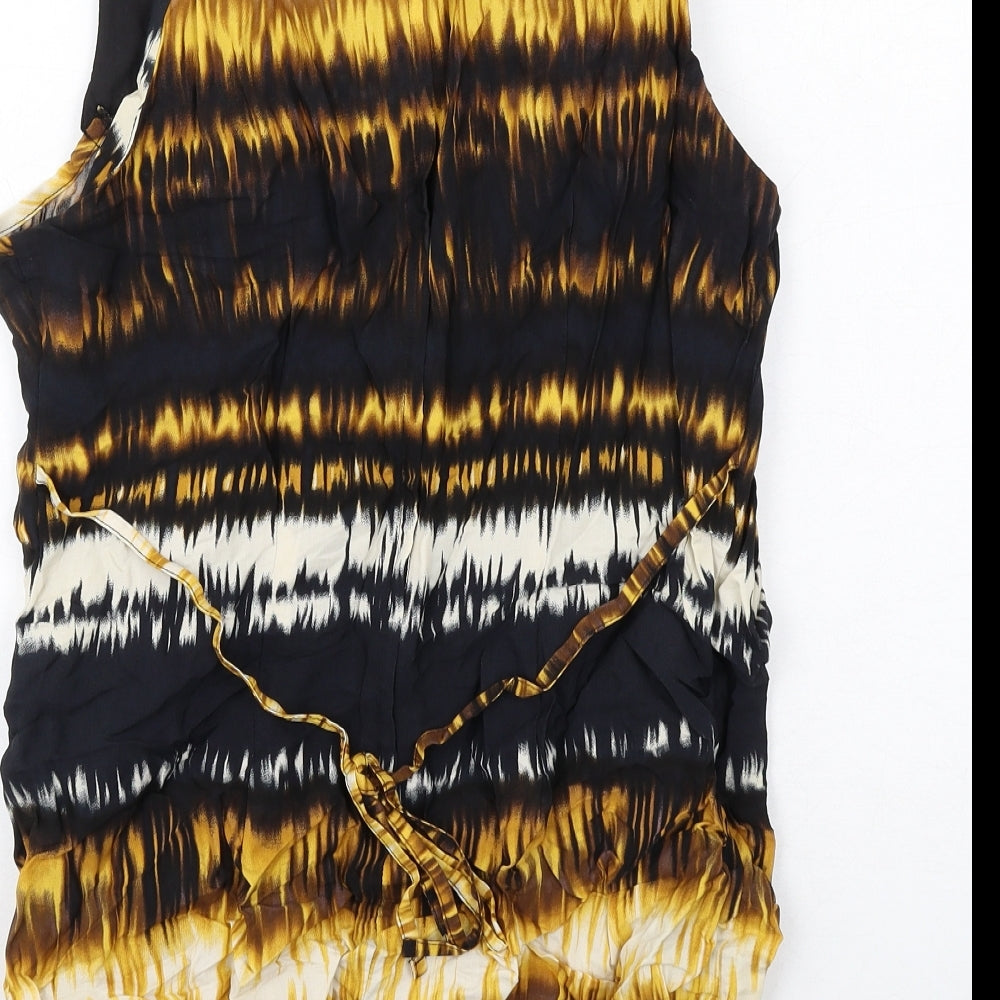 Womens UK Size 14 Dorothy Perkins Multicoloured Basic Tank