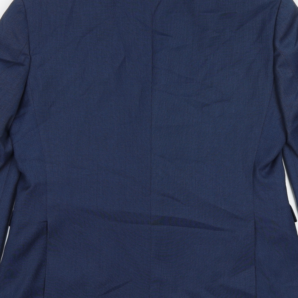 Mens UK Size 38 Burton Regular Blue Suit Jacket