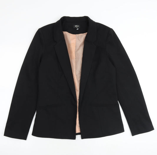 Womens UK Size 12 Oasis Regular Black Blazer
