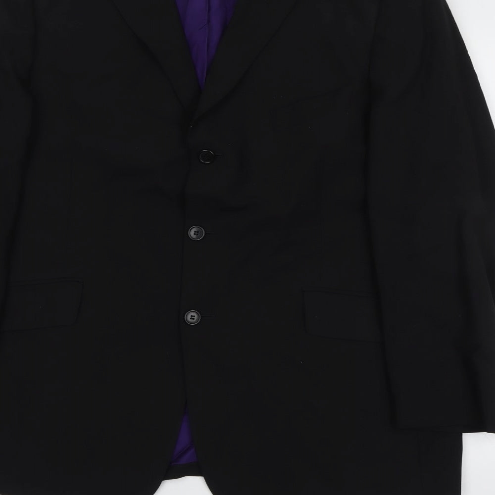 Mens UK Size 44 Marks and Spencer Regular Black Suit Jacket