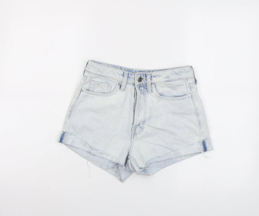 Womens UK Size 4 H&M Regular Fit Hot Pants Shorts