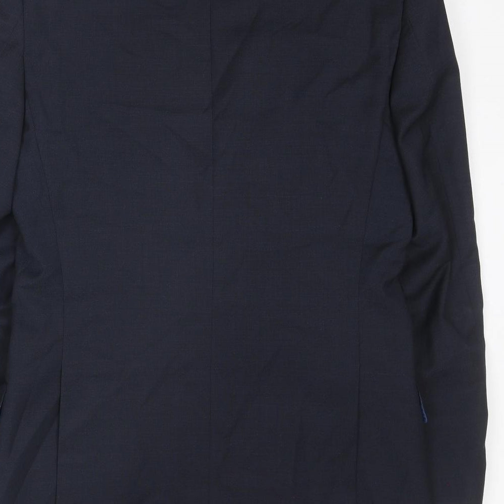Mens UK Size 38 Marks and Spencer Regular Blue Suit Jacket