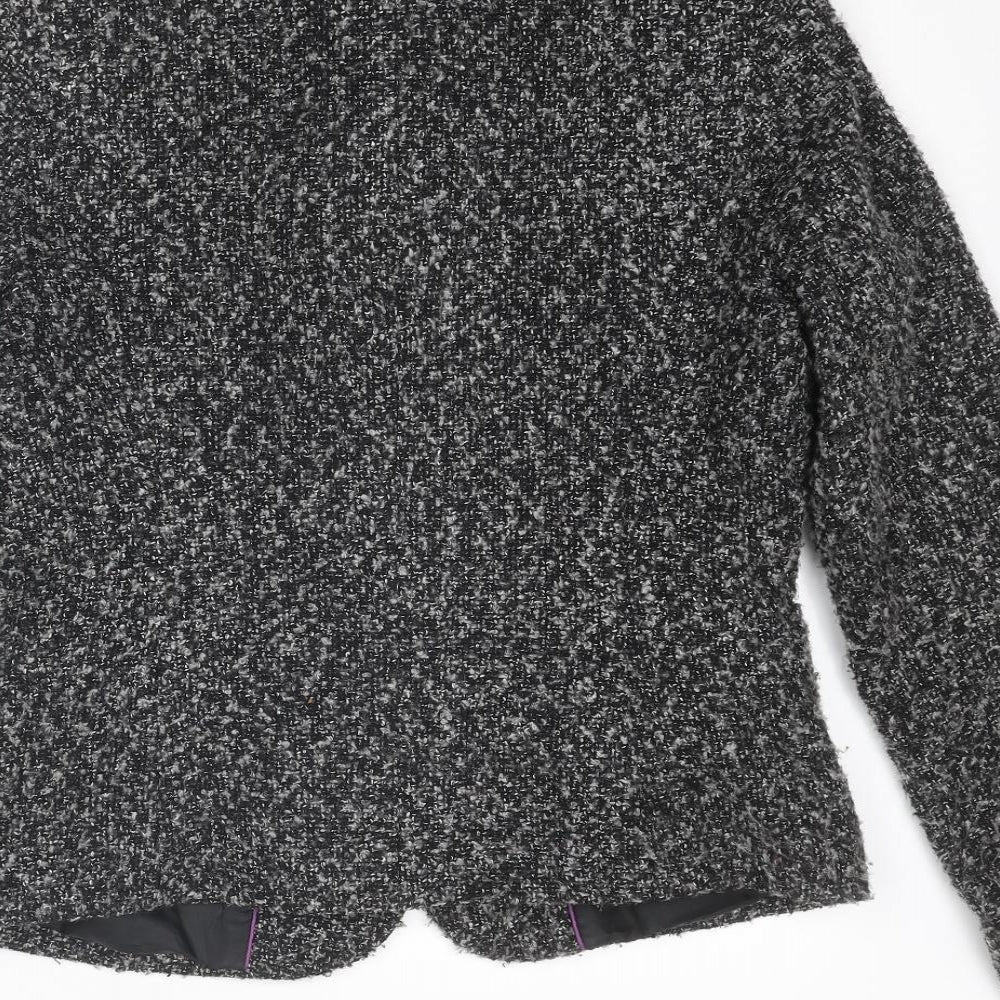 Womens UK Size 10 Per Una Grey Jacket