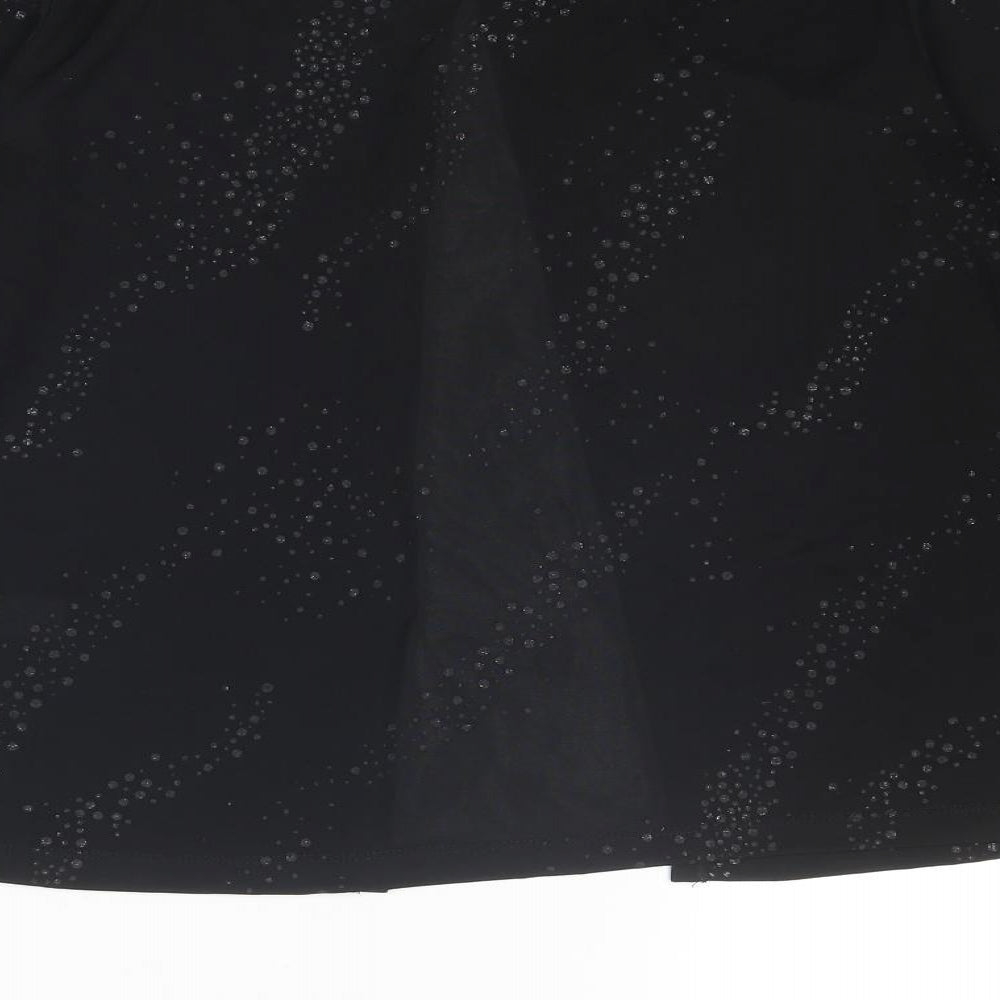 Womens UK Size 12 BHS Black Basic Blouse