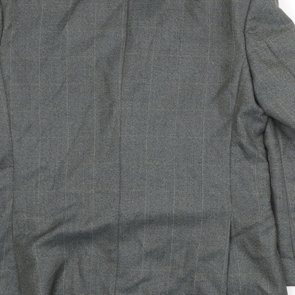 Mens UK Size 44 Periscope Regular Green Suit Jacket