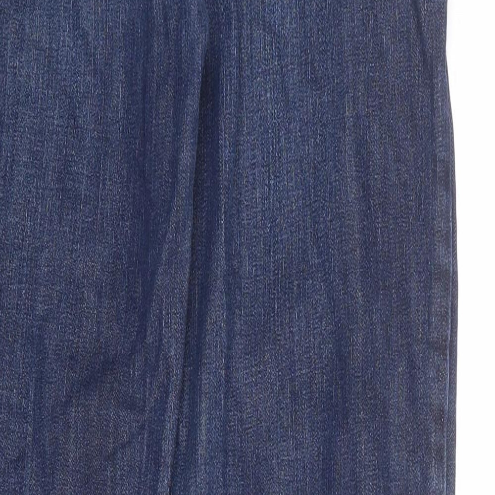 Denim & Co. Mens Blue Cotton Skinny Jeans Size 32 in Regular Button