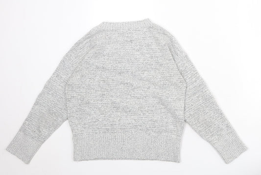 Womens UK Size S Topshop Grey Pullover Jumper