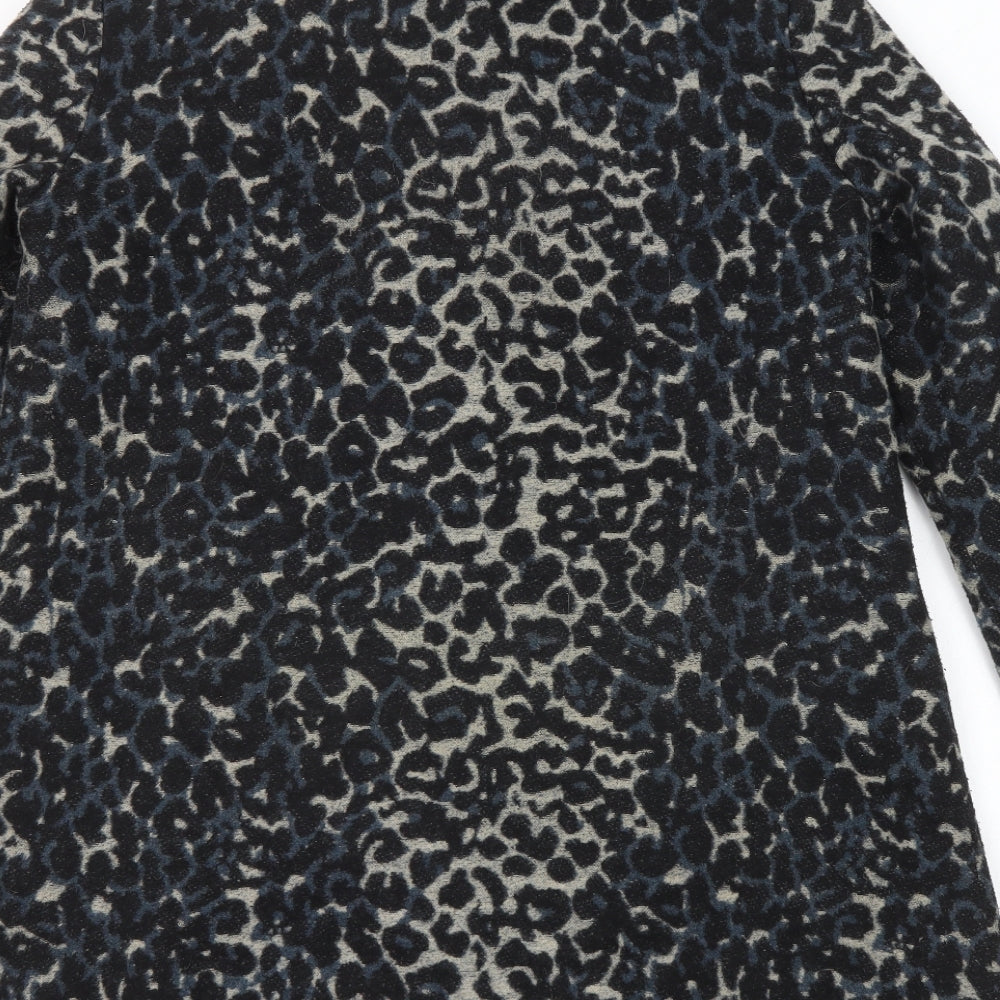 Womens UK Size L Mango Multicoloured Pea Coat