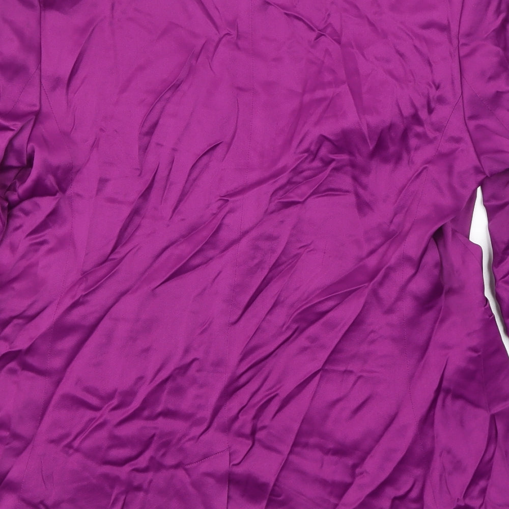 Womens UK Size 12 Marks and Spencer Regular Purple Suit Jacket