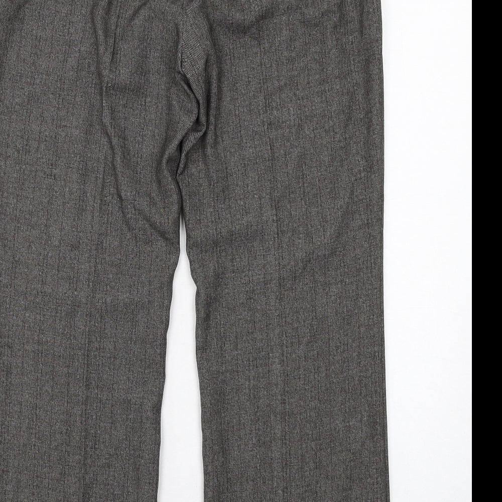 Womens UK Size 16 Anna Rose Regular Fit Dress Pants Grey Trousers