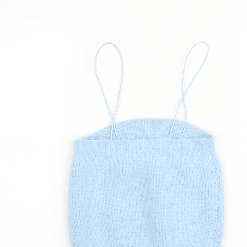 Womens UK Size 12 New Look Blue Camisole Tank
