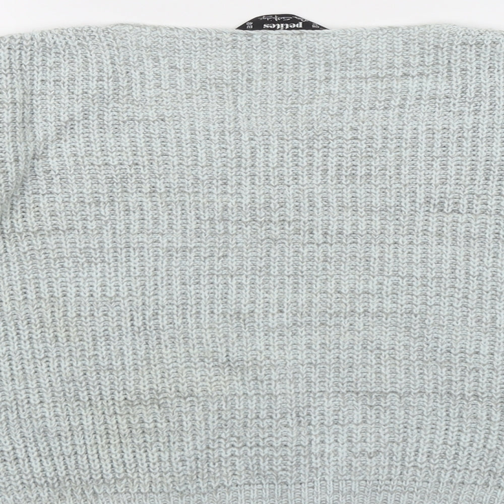 Womens UK Size 12 Miss Selfridge Grey Pullover Jumper