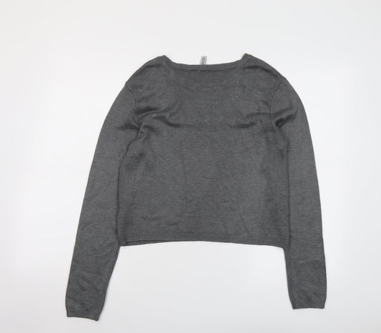 Womens UK Size S H&M Grey Pullover Jumper