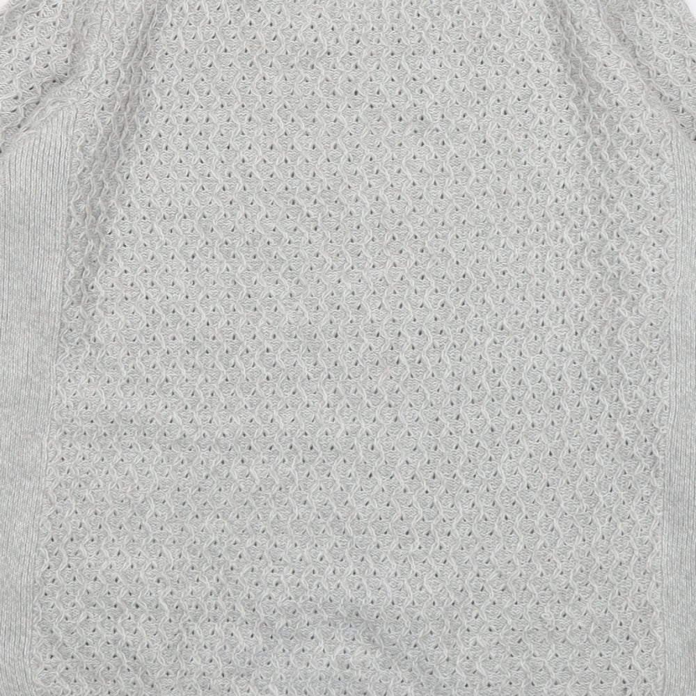 Womens UK Size 10 EWM Grey Pullover Jumper