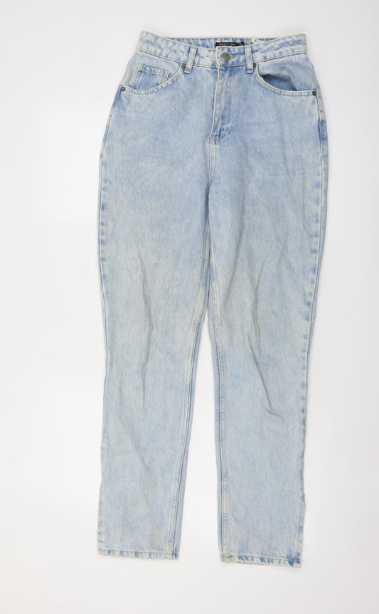 Womens UK Size 6 Nasty Gal Regular Fit Straight Blue Jeans