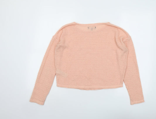 Womens UK Size 8 New Look Pink Pullover Jumper