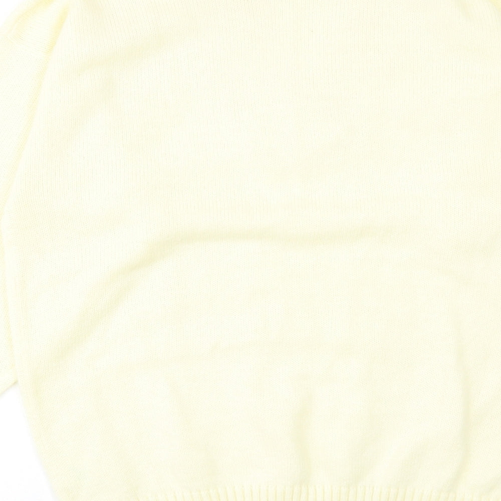 Womens UK Size S Richards Yellow Pullover Jumper