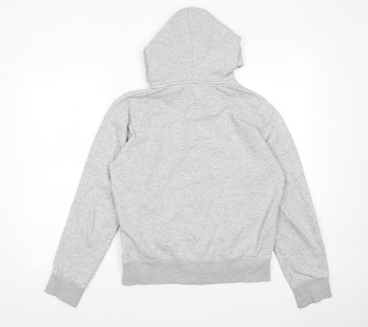 Womens UK Size S French Connection Grey Full Zip Hoodie