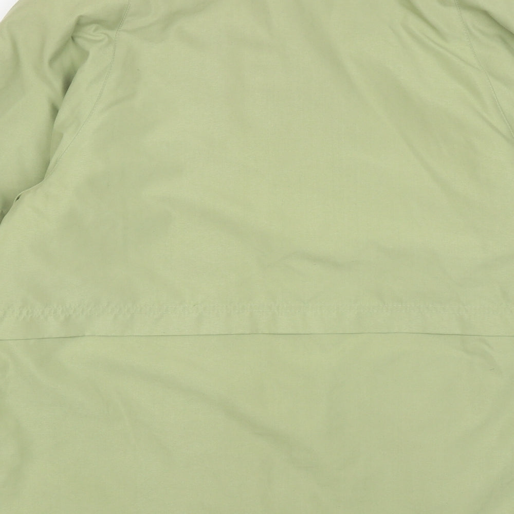 Womens UK Size 10 Marks and Spencer Green Overcoat