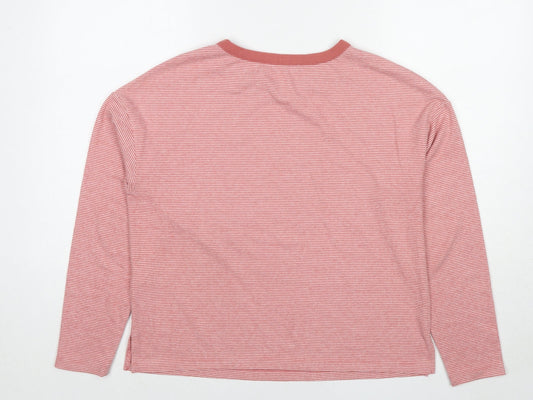 Womens UK Size 10 Marks and Spencer Red Pullover Sweatshirt