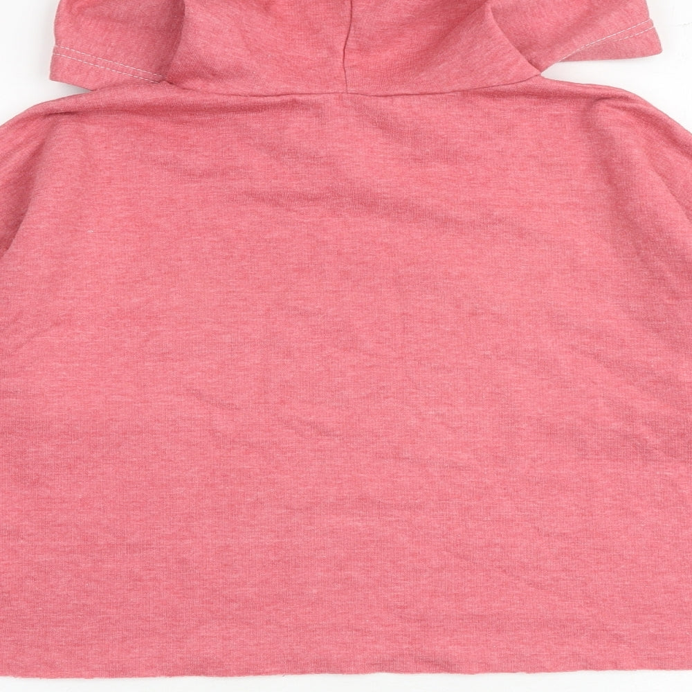 New Look Girls Pink Cotton Pullover Hoodie Size 12-13 Years Pullover - Cali Los Angeles